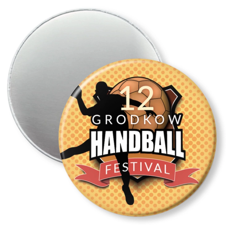 przypinka magnes 12 Grodków Handball Festival