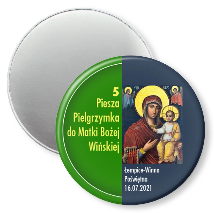 przypinka magnes 5 Piesza Pielgrzymka do Matki Bożej Wińskiej