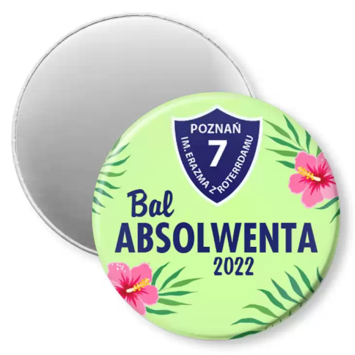 przypinka magnes Bal Absolwenta SP 7 Poznań