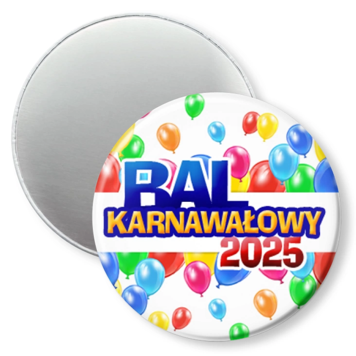 przypinka magnes Bal Karnawałowy w balonach