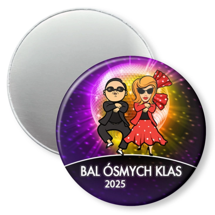 przypinka magnes Bal Ósmych Klas gangnam style