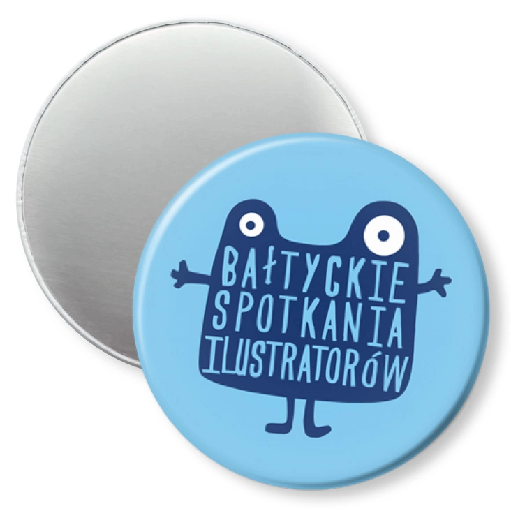 przypinka magnes Bałtyckie Spotkania Ilustratorów 2021