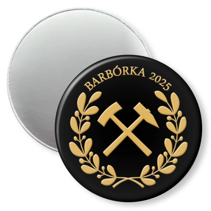 przypinka magnes Barbórka Godło Górnicze