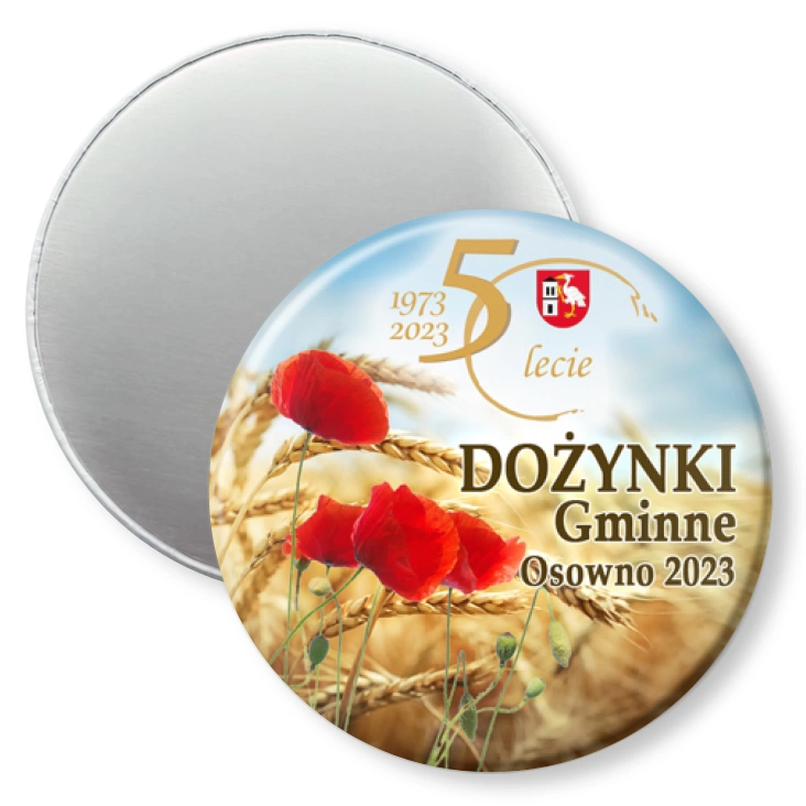 przypinka magnes Dożynki Gminne Borki