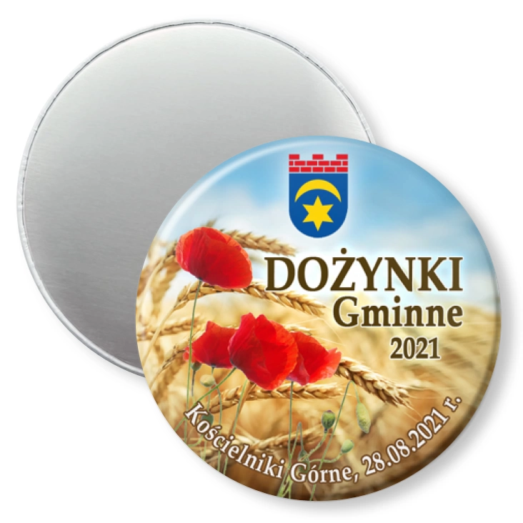 przypinka magnes Dożynki Gminne - Kościelniki Górne