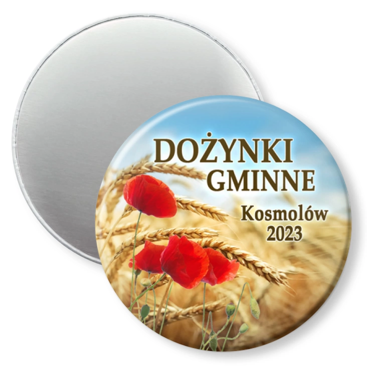 przypinka magnes Dożynki Gminne Kosmolów 2023
