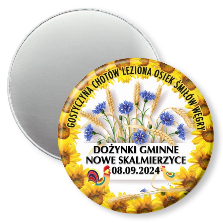 przypinka magnes Dożynki Gminne Nowe Skalmierzyce