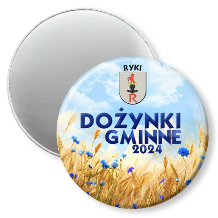 przypinka magnes Dożynki Gminne Ryki 2024