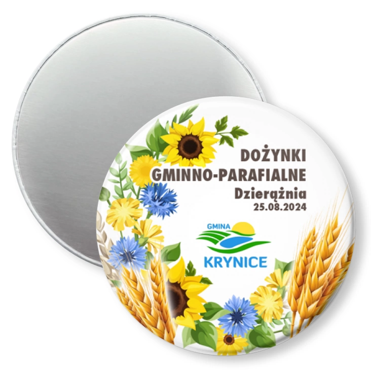przypinka magnes Dożynki Gminno-Parafialne Dzierążnia