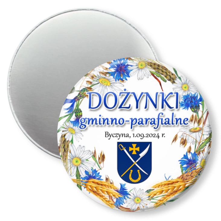 przypinka magnes Dożynki gminno-parafialne Gmina Dobre 2024