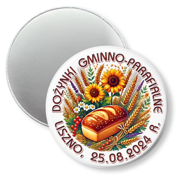 przypinka magnes Dożynki Gminno-Parafialne Liszno 2024