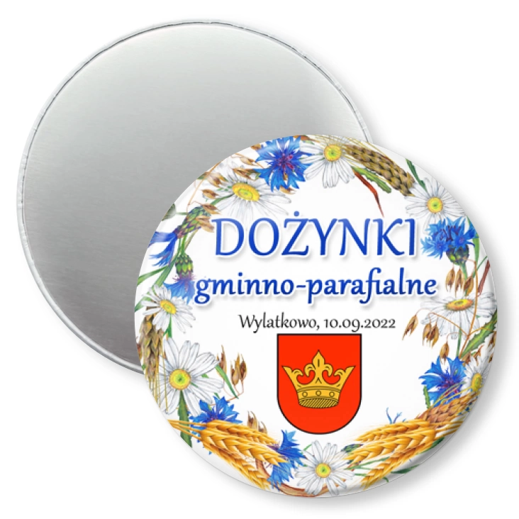 przypinka magnes Dożynki gminno-parafialne Wylatkowo 2022