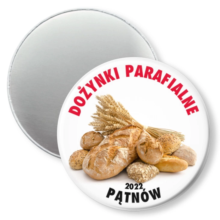 przypinka magnes Dożynki Parafialne Pątnów 2022