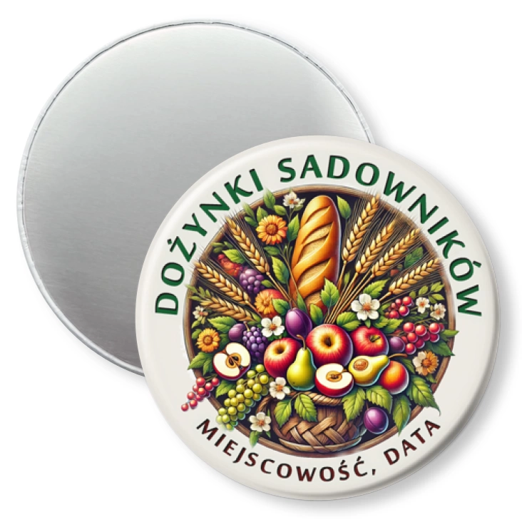 przypinka magnes Dożynki Sadowników