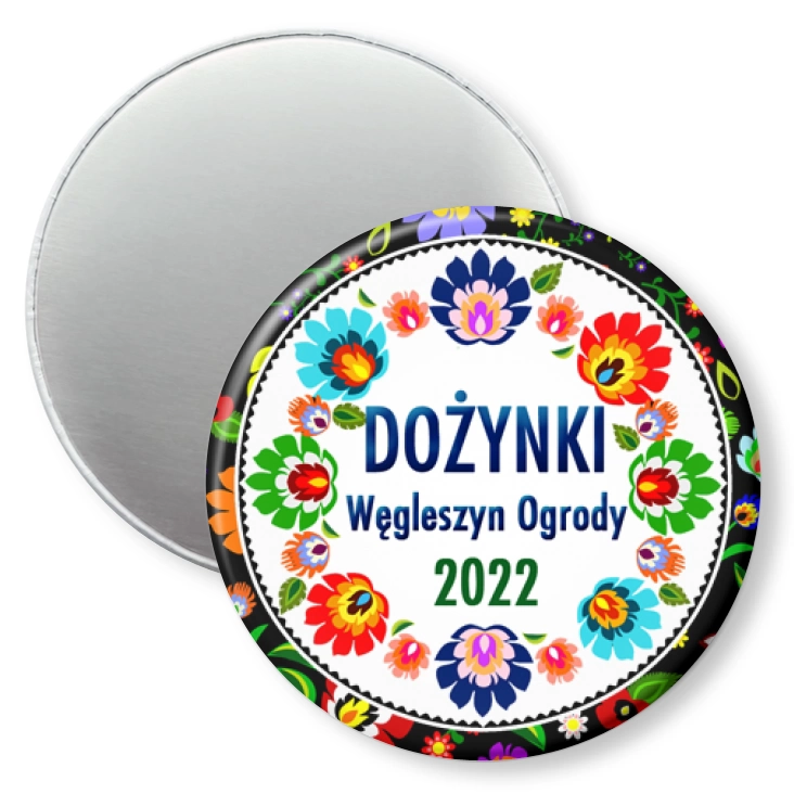 przypinka magnes Dożynki wiejsko-gminne Węgleszyn Ogrody