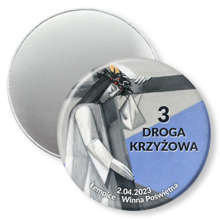 przypinka magnes Droga Krzyżowa Łempice Winna Poświętna