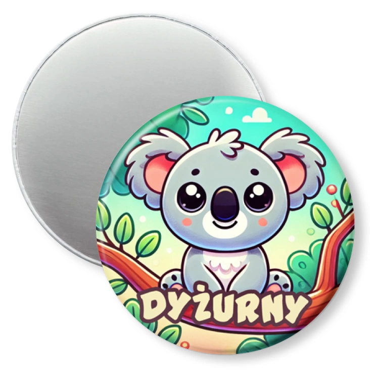 przypinka magnes Dyżurny koala
