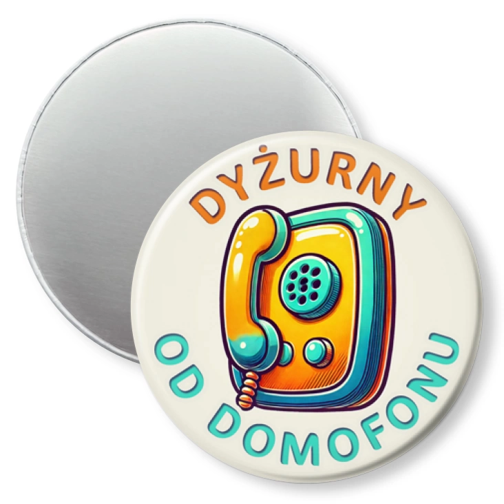 przypinka magnes Dyżurny od domofonu