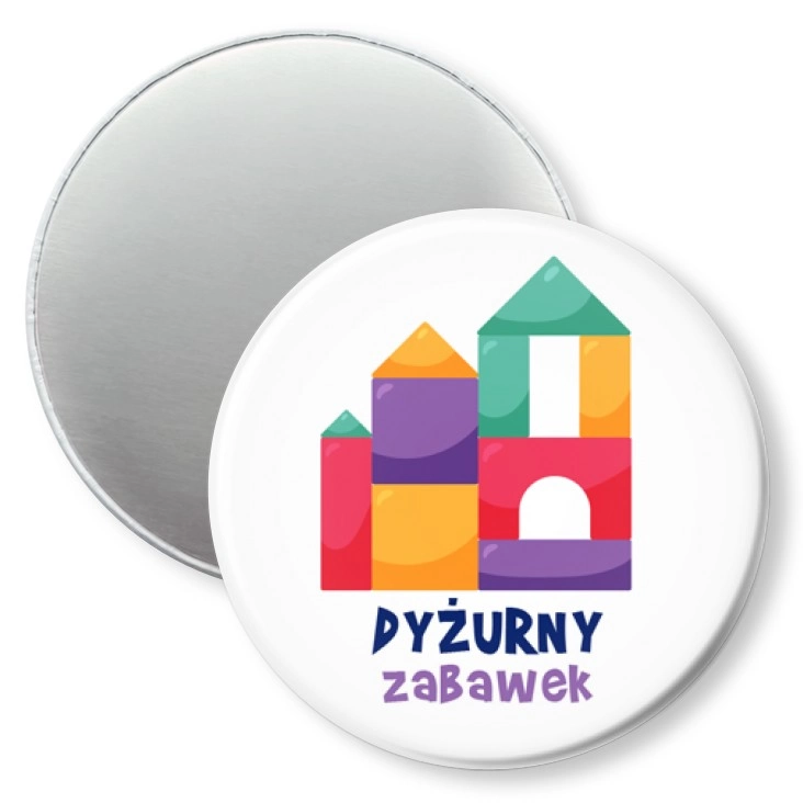 przypinka magnes Dyżurny zabawek