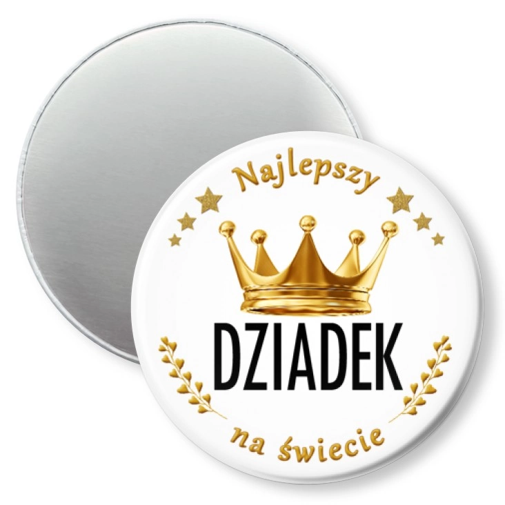 przypinka magnes Dzień Dziadka - Król Dziadek