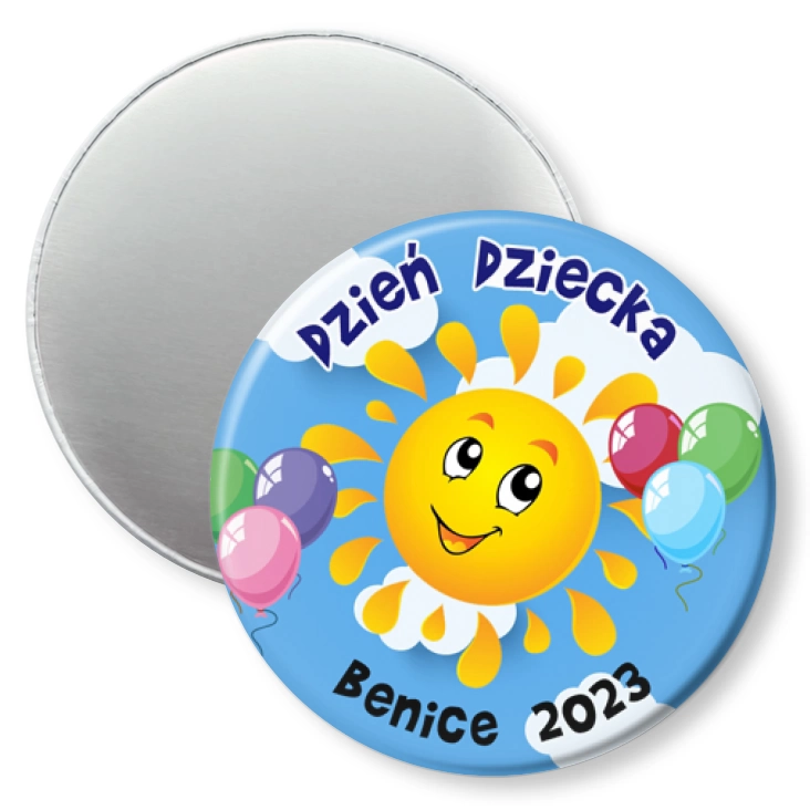 przypinka magnes Dzień Dziecka Benice 2023