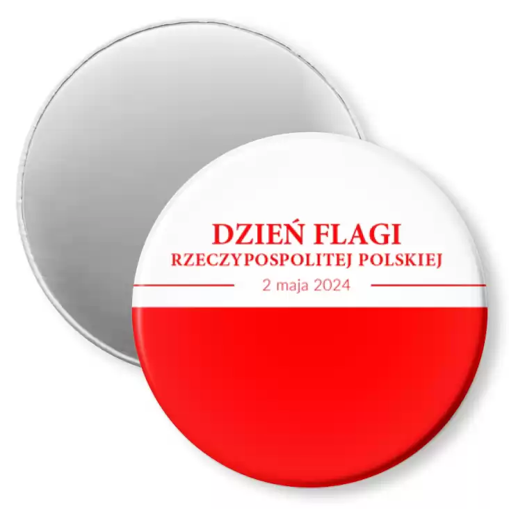 przypinka magnes Dzień Flagi Rzeczypospolitej Polskiej flaga