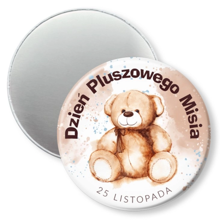 przypinka magnes Dzień Pluszowego Misia