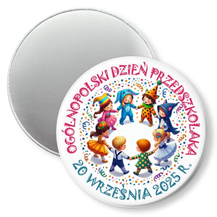 przypinka magnes Dzień Przedszkolaka przebierańcy