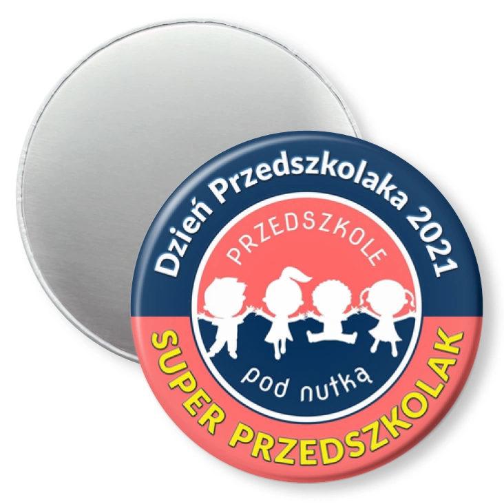 przypinka magnes Dzień Przedszkolaka w Przedszkolu pod nutką