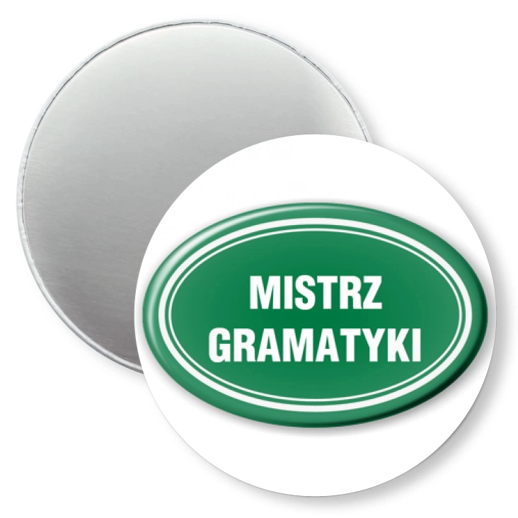 przypinka magnes Mistrz gramatyki
