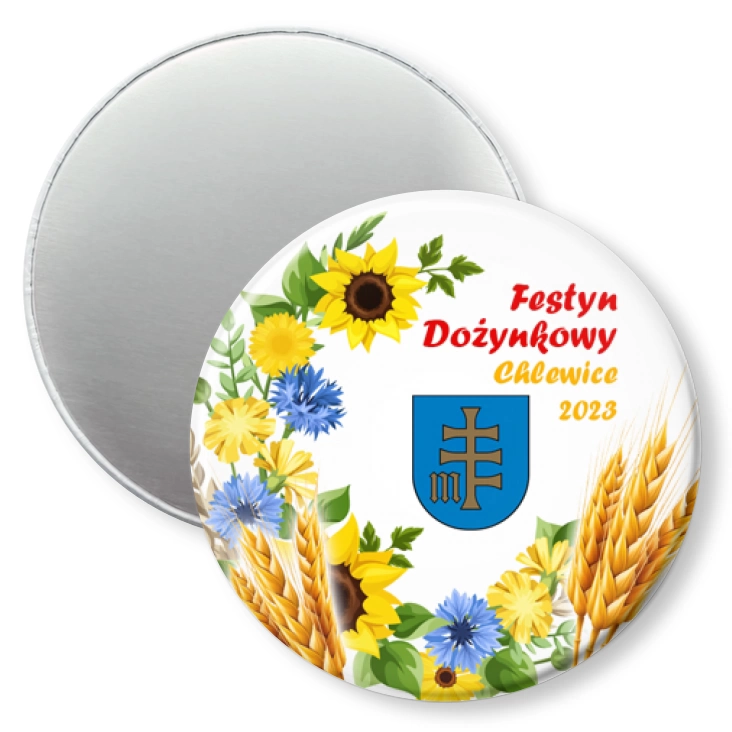 przypinka magnes Festyn Dożynkowy Chlewice 2023