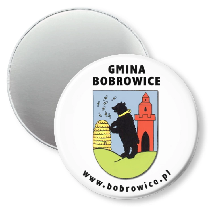 przypinka magnes Gmina Bobrowice