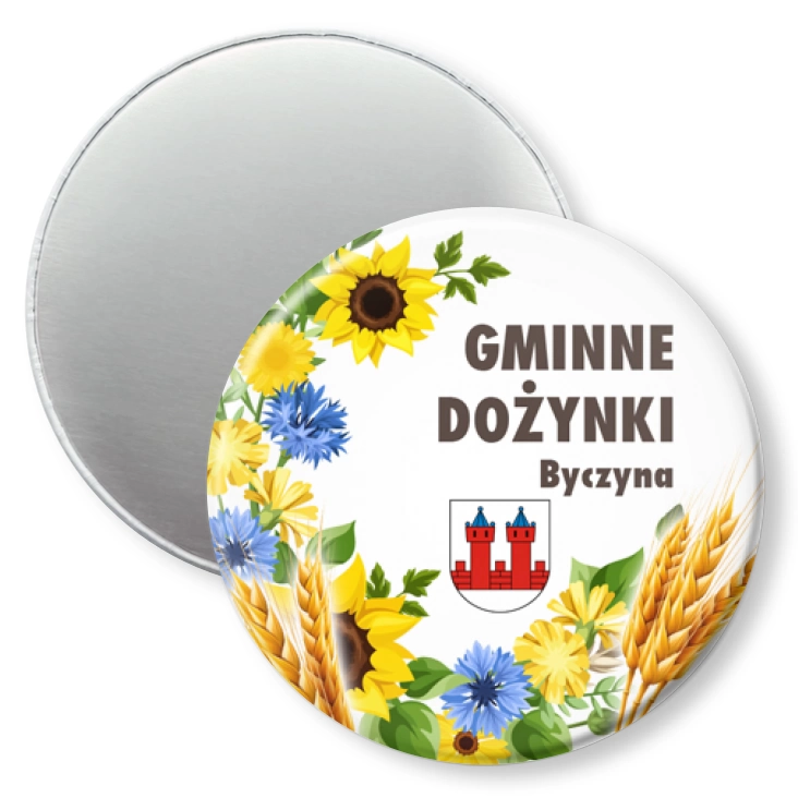 przypinka magnes Gminne Dożynki Byczyna 2024