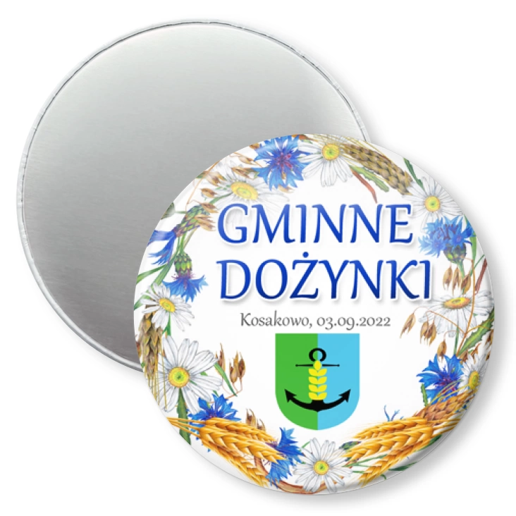przypinka magnes Gminne Dożynki Kosakowo 2022
