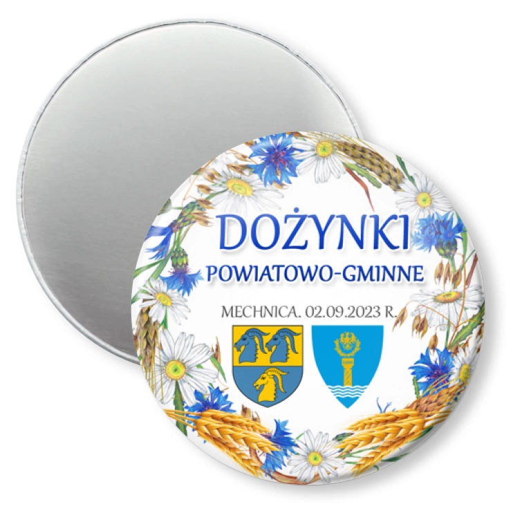 przypinka magnes Gminne Dożynki Mechnica