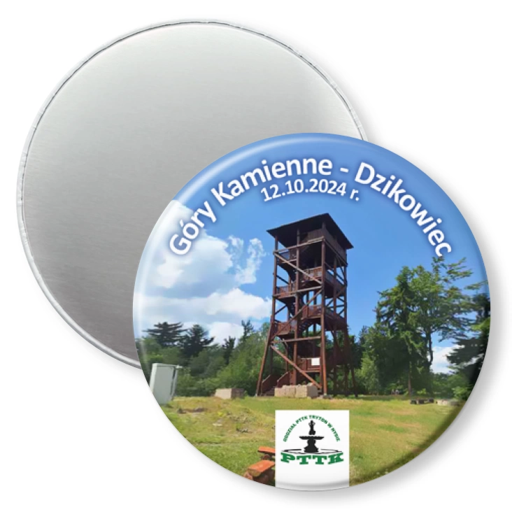 przypinka magnes Góry Kamienne - Dzikowiec 2024