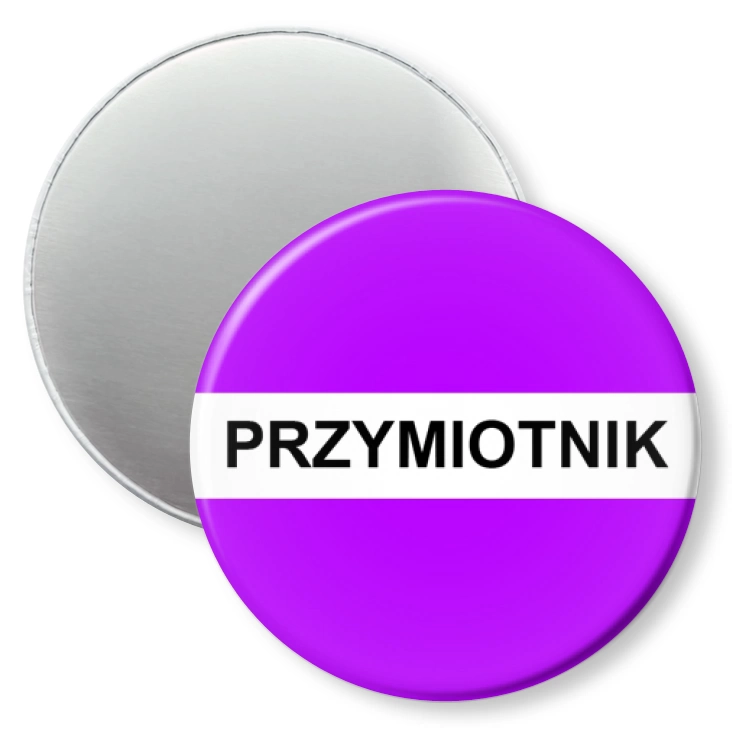 przypinka magnes Gramatyka przymiotnik