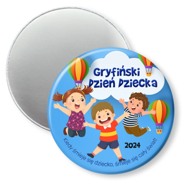 przypinka magnes Gryfiński Dzień Dziecka