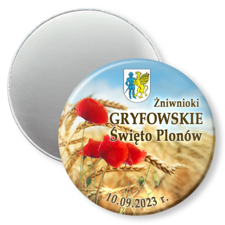 przypinka magnes Gryfowskie Święto Plonów