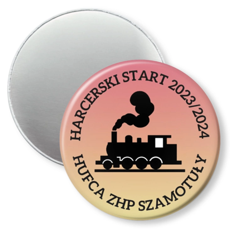 przypinka magnes Harcerski Start Hufca Szamotuły