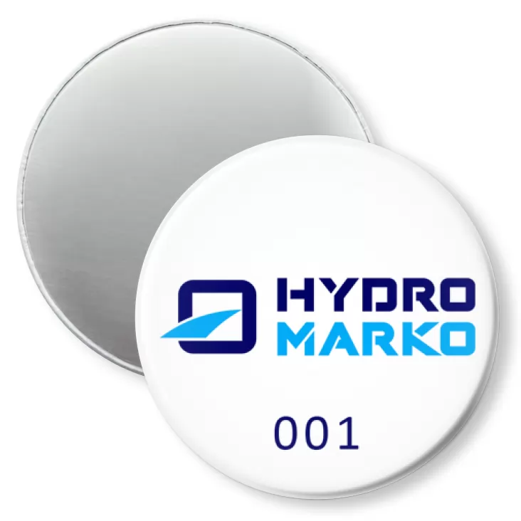 przypinka magnes Hydro Marko z numeracją