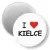 Przypinka magnes I love Kielce