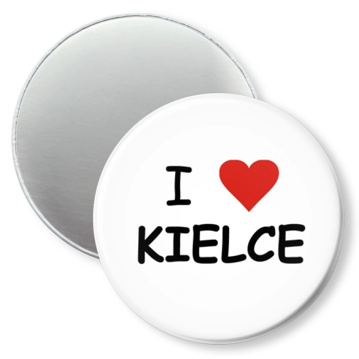 przypinka magnes I love Kielce