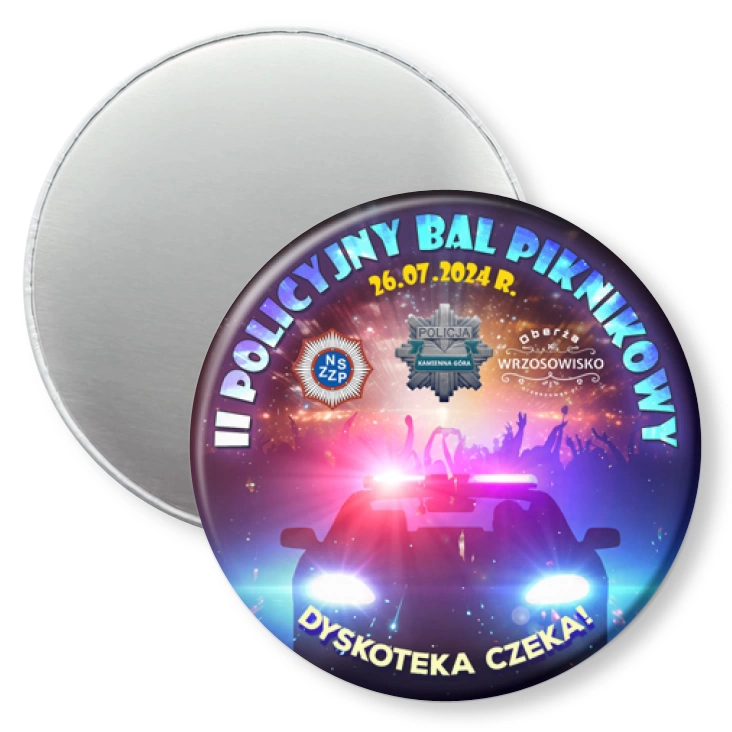 przypinka magnes II Policyjny Bal Piknikowy 2024