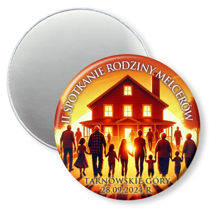 przypinka magnes II Spotkanie Rodziny Melzerów