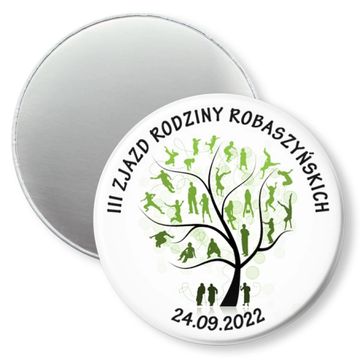 przypinka magnes III Zjazd Rodziny Robaszyńskich 2022