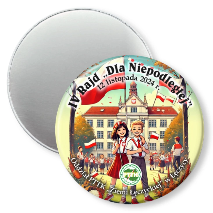 przypinka magnes IV Rajd Dla Niepodległej