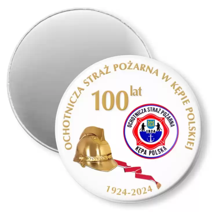 przypinka magnes Jubileusz 100-lecia OSP Kępa Polska