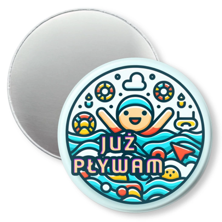 przypinka magnes Już pływam