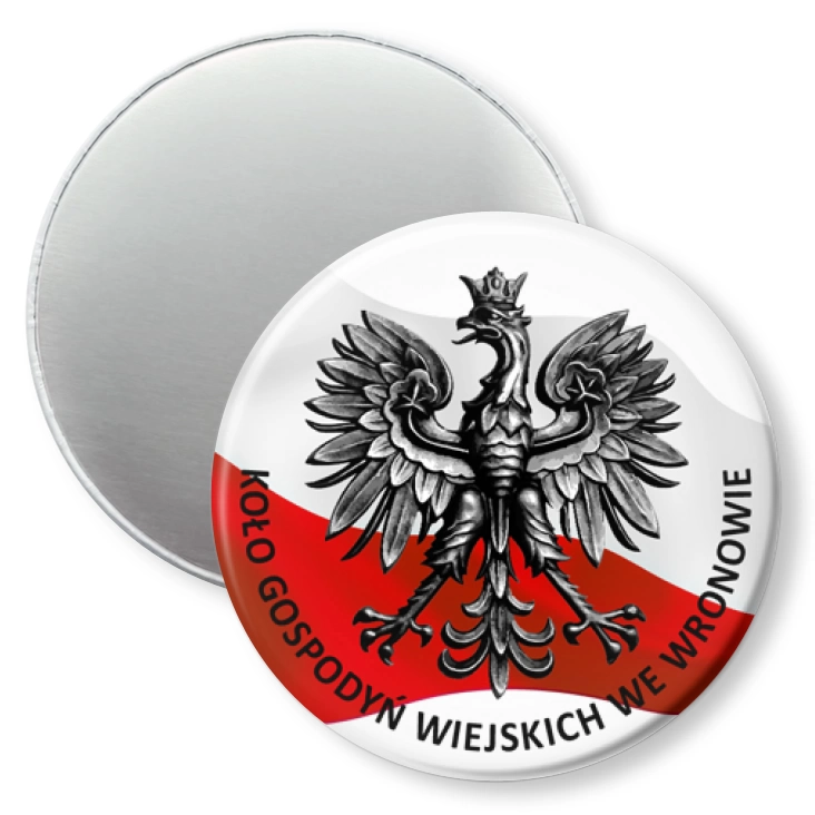 przypinka magnes KGW we Wronowie